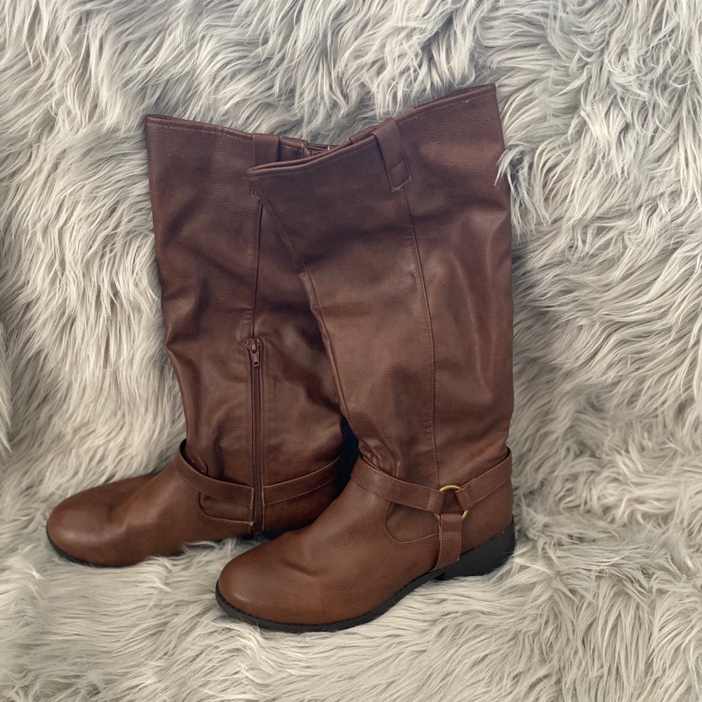 Mid Calf Tall Boots